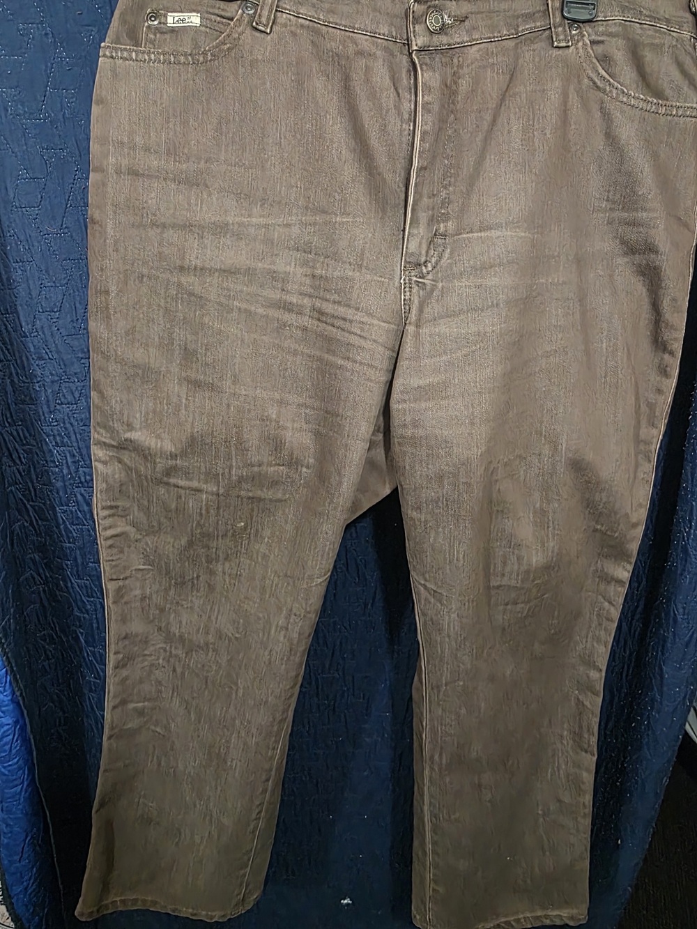 Lee Men’s Brown Casual Pants - Classic Comfort